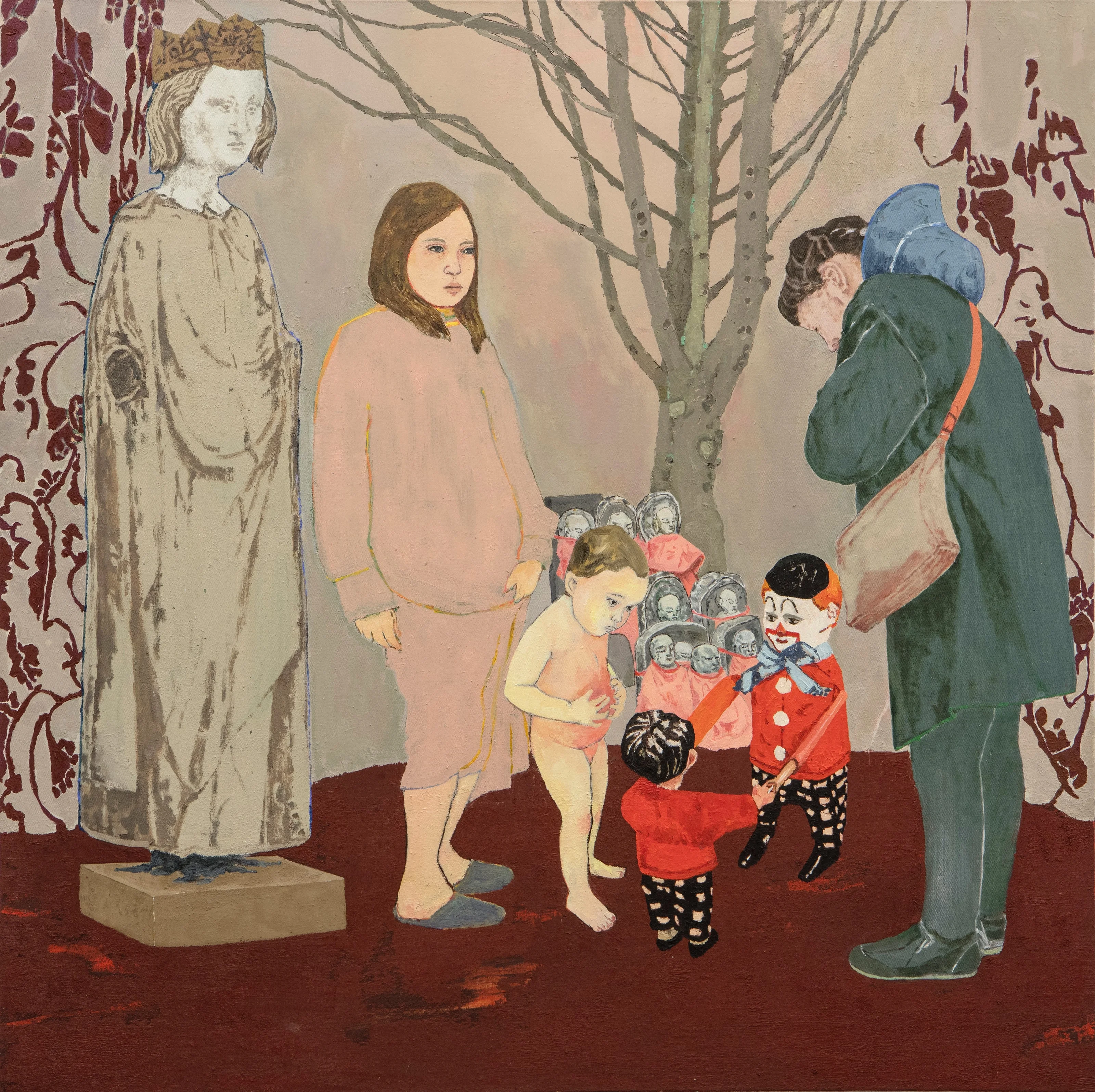 Idols, 2020, Oil on canvas, 99 x 100 cm
