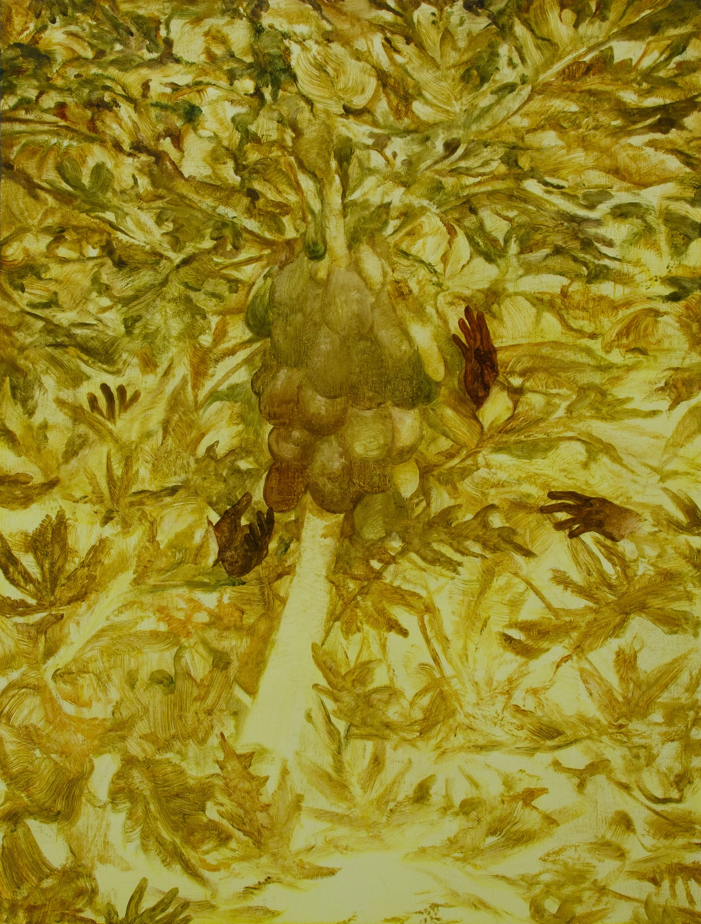 Collect, 2022, Oil on canvas, 170 x 130 cm