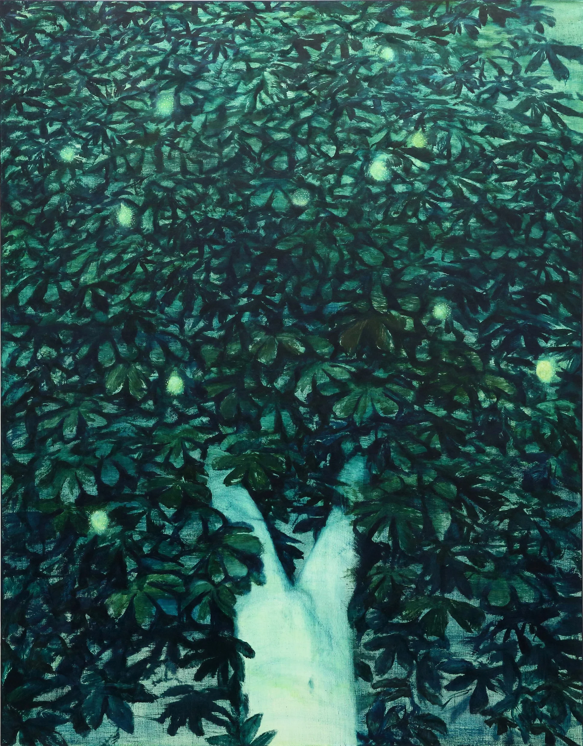 Fecund-II, 2021, Oil on canvas, 205 x 160 cm