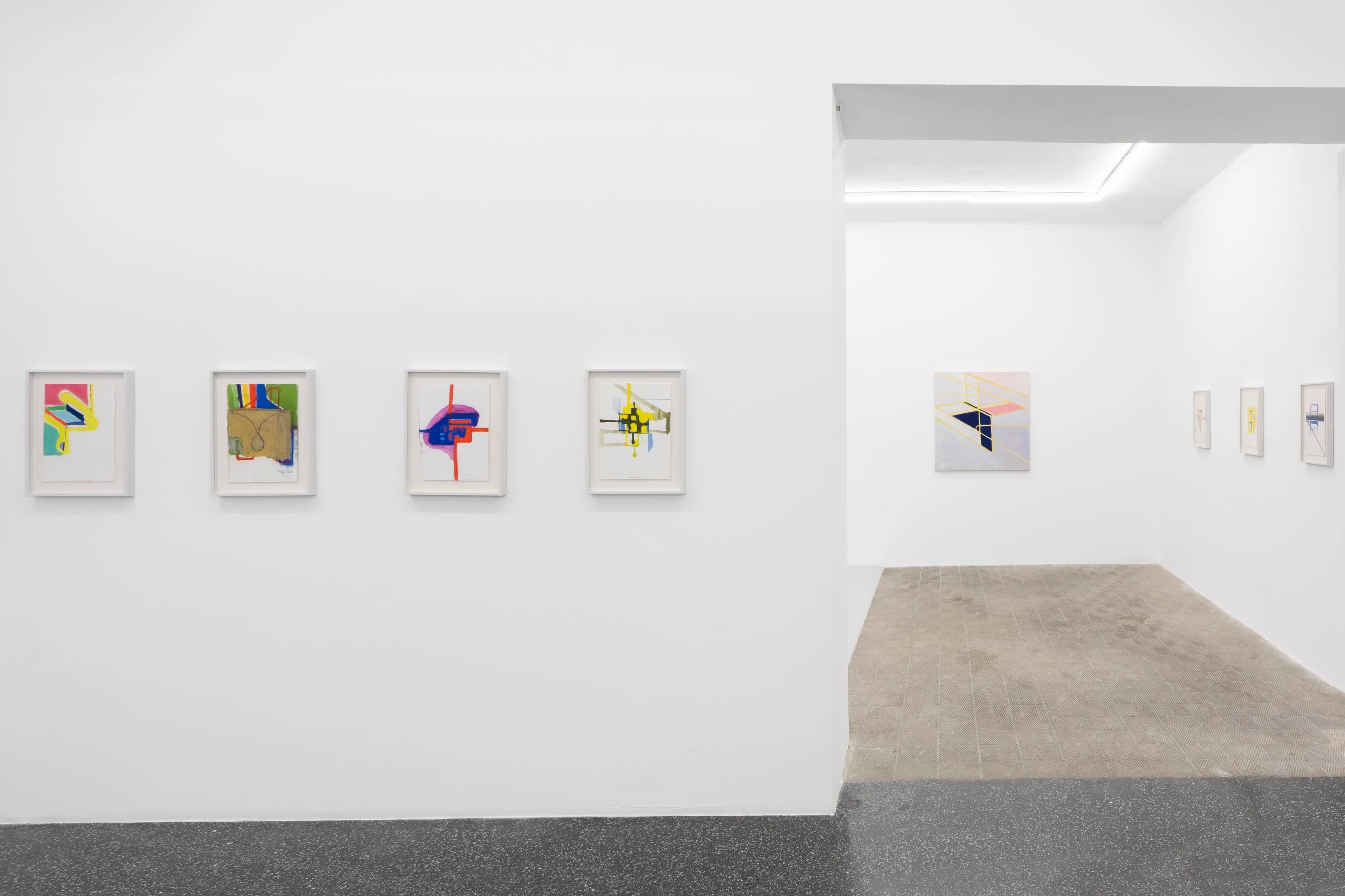 Installation View, Painting and Drawing, Galería Marta Cervera © Paula Caballero