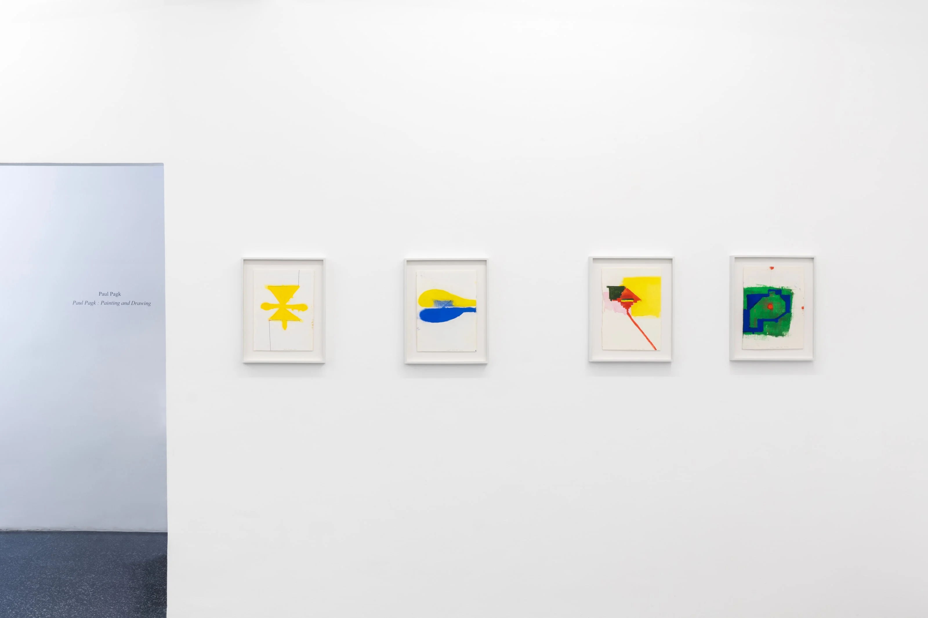 Installation View, Painting and Drawing, Galería Marta Cervera © Paula Caballero