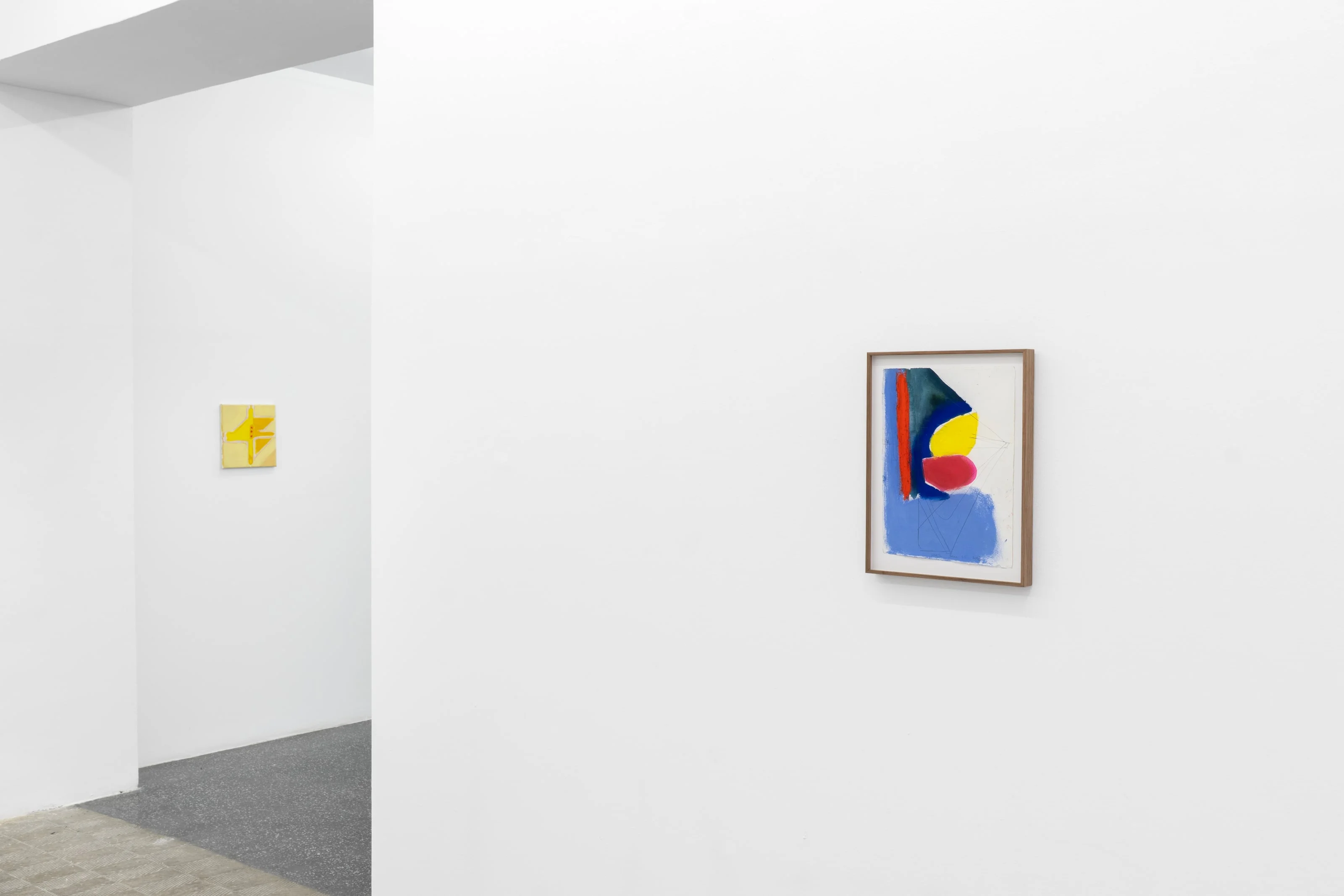 Installation View, Painting and Drawing, Galería Marta Cervera © Paula Caballero