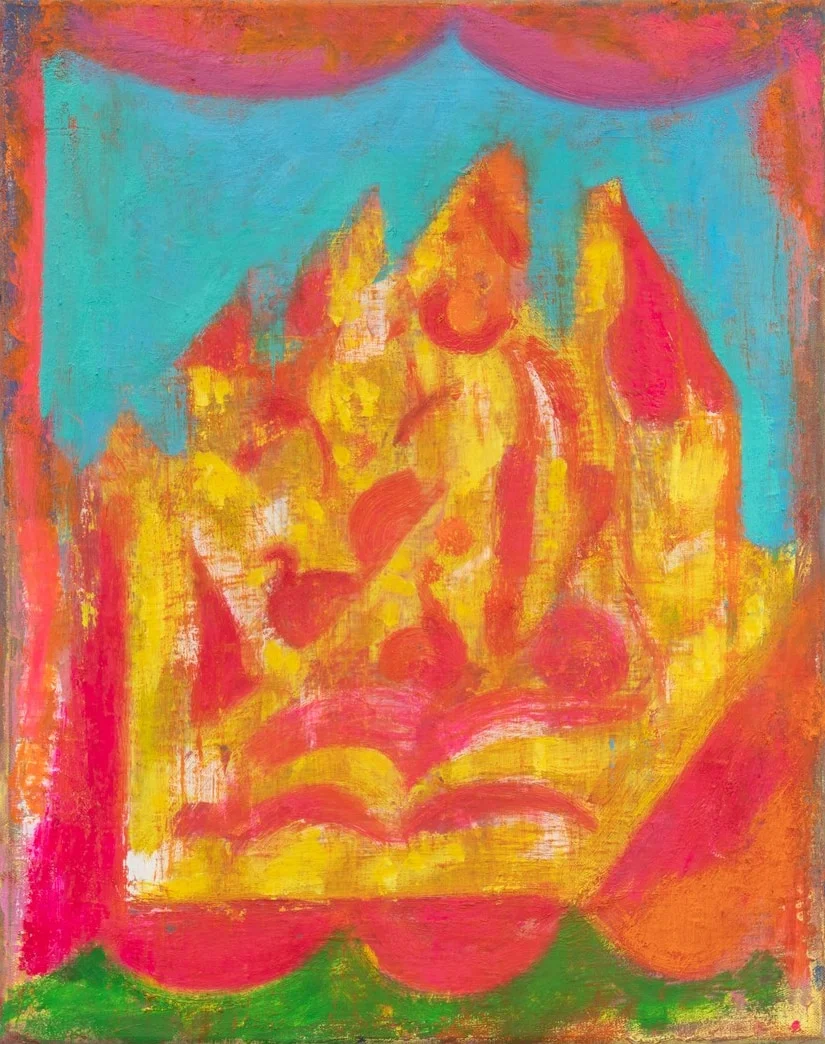 Hueco Tanks, 2022, Oil on linen, 20 x 16 inches
